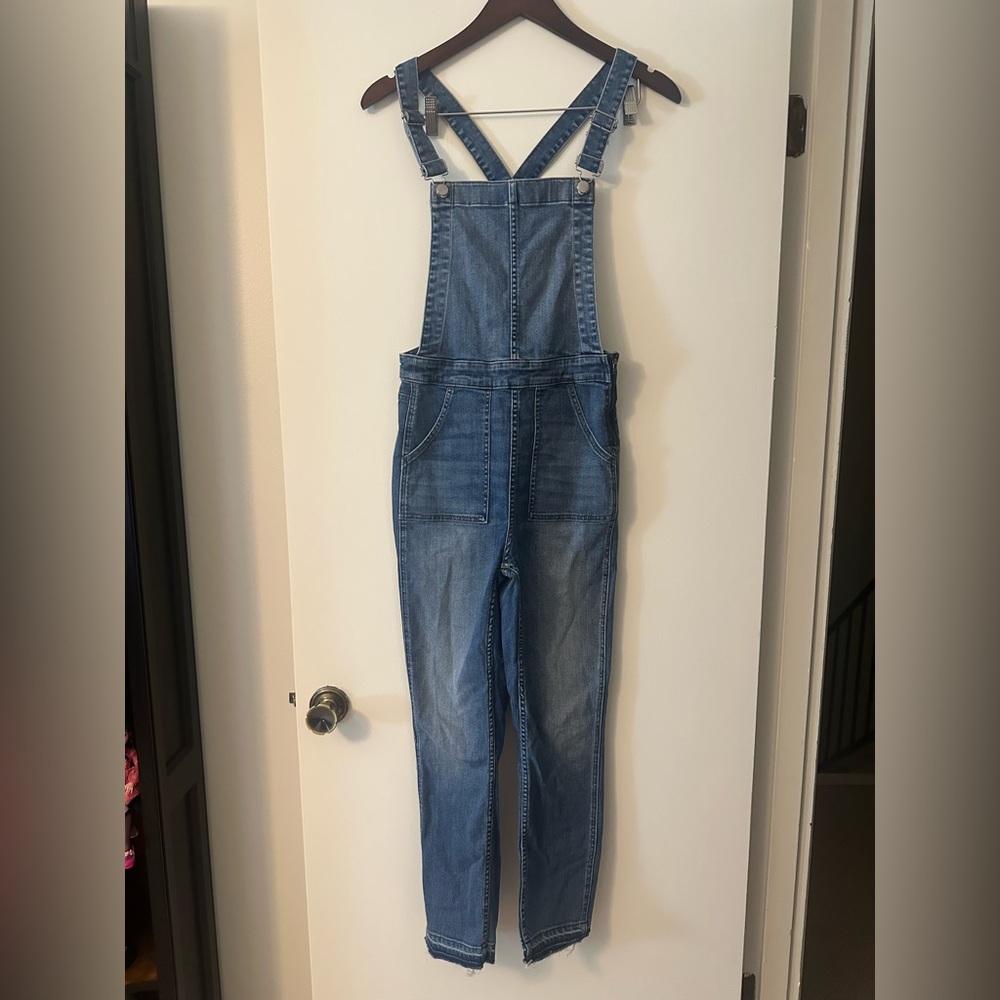 Madewell Madewell Stovepipe Overalls Raw Hem Edition Womens Size M - Picture 2 of 8